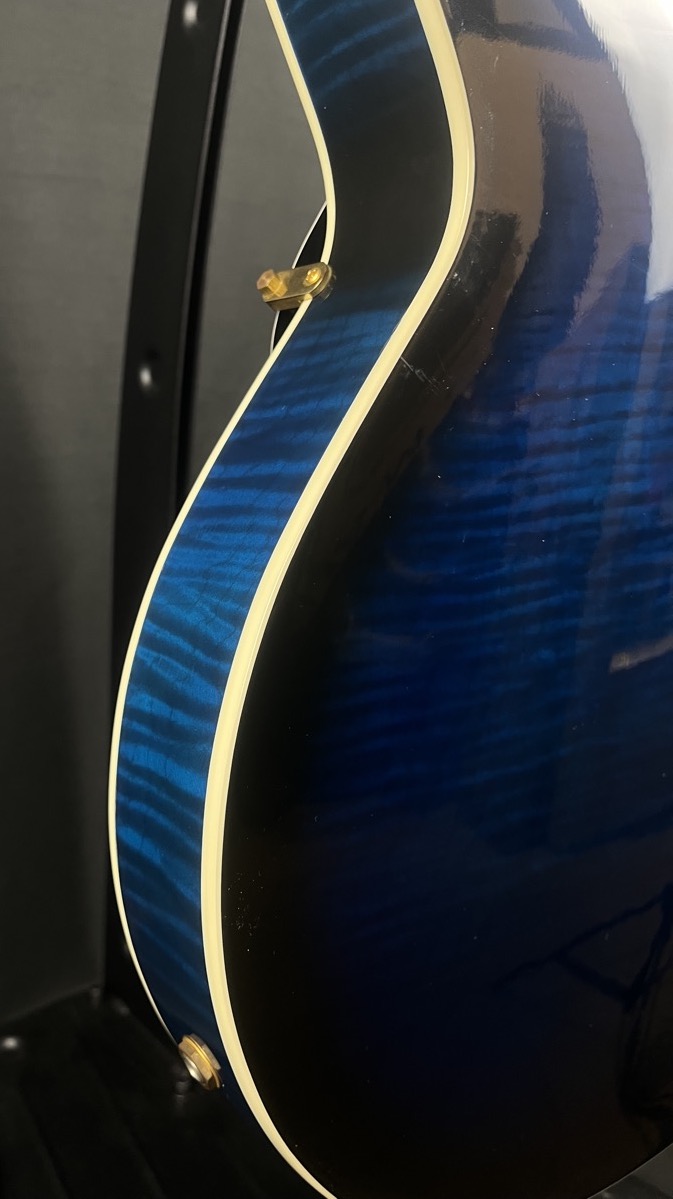 Gibson USED Gibson 2008 ES 137 Blue Burst w/OHSC - CONSIGNMENT - Used