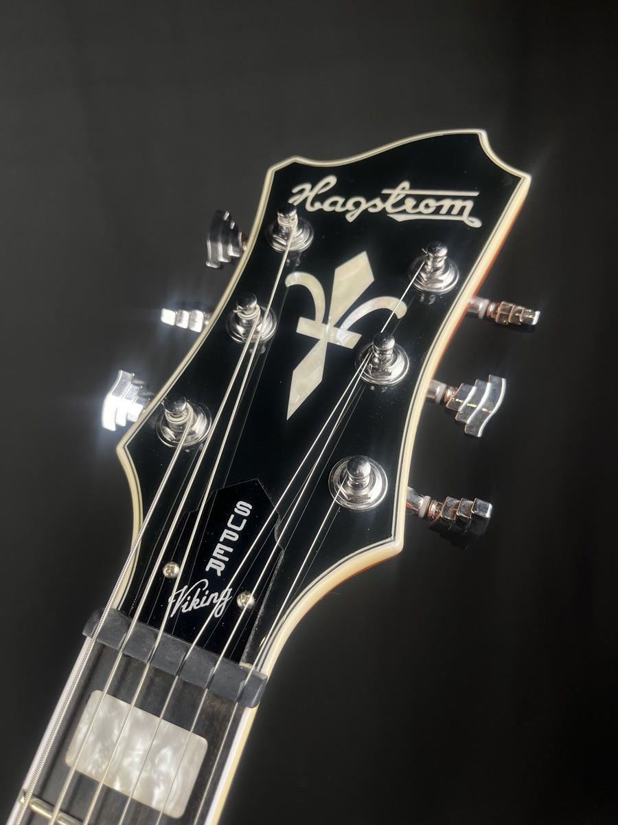 Hagstrom USED Hagstrom Super Viking Semi Hollow Body Mandarin Flame - Used