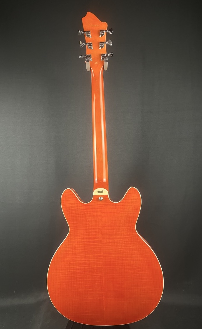 Hagstrom USED Hagstrom Super Viking Semi Hollow Body Mandarin Flame - Used