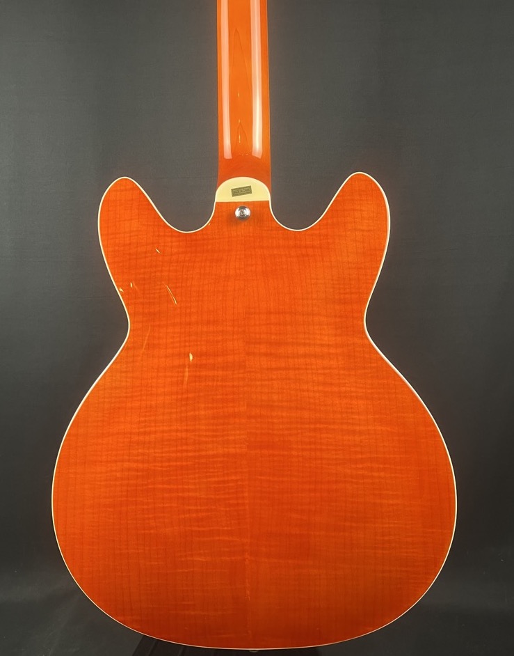 Hagstrom USED Hagstrom Super Viking Semi Hollow Body Mandarin Flame - Used