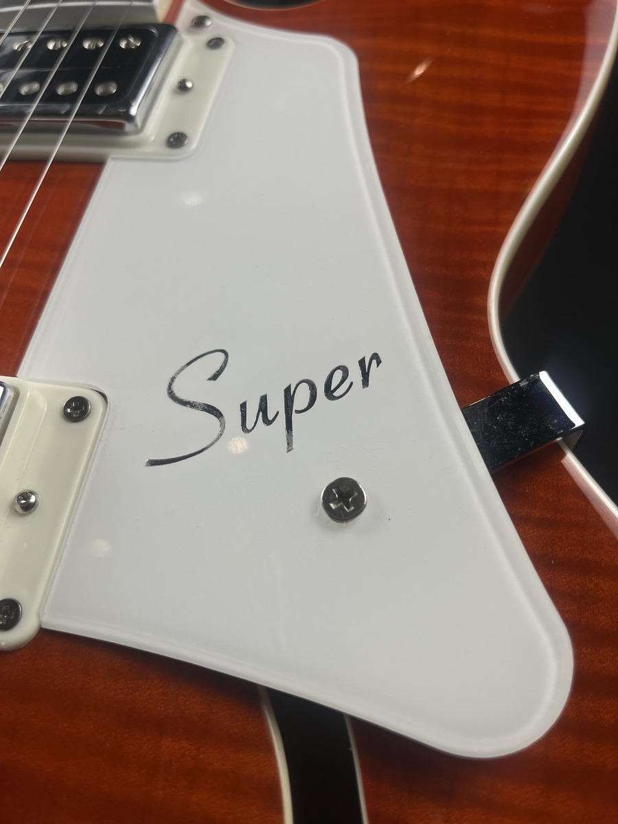 Hagstrom USED Hagstrom Super Viking Semi Hollow Body Mandarin Flame - Used