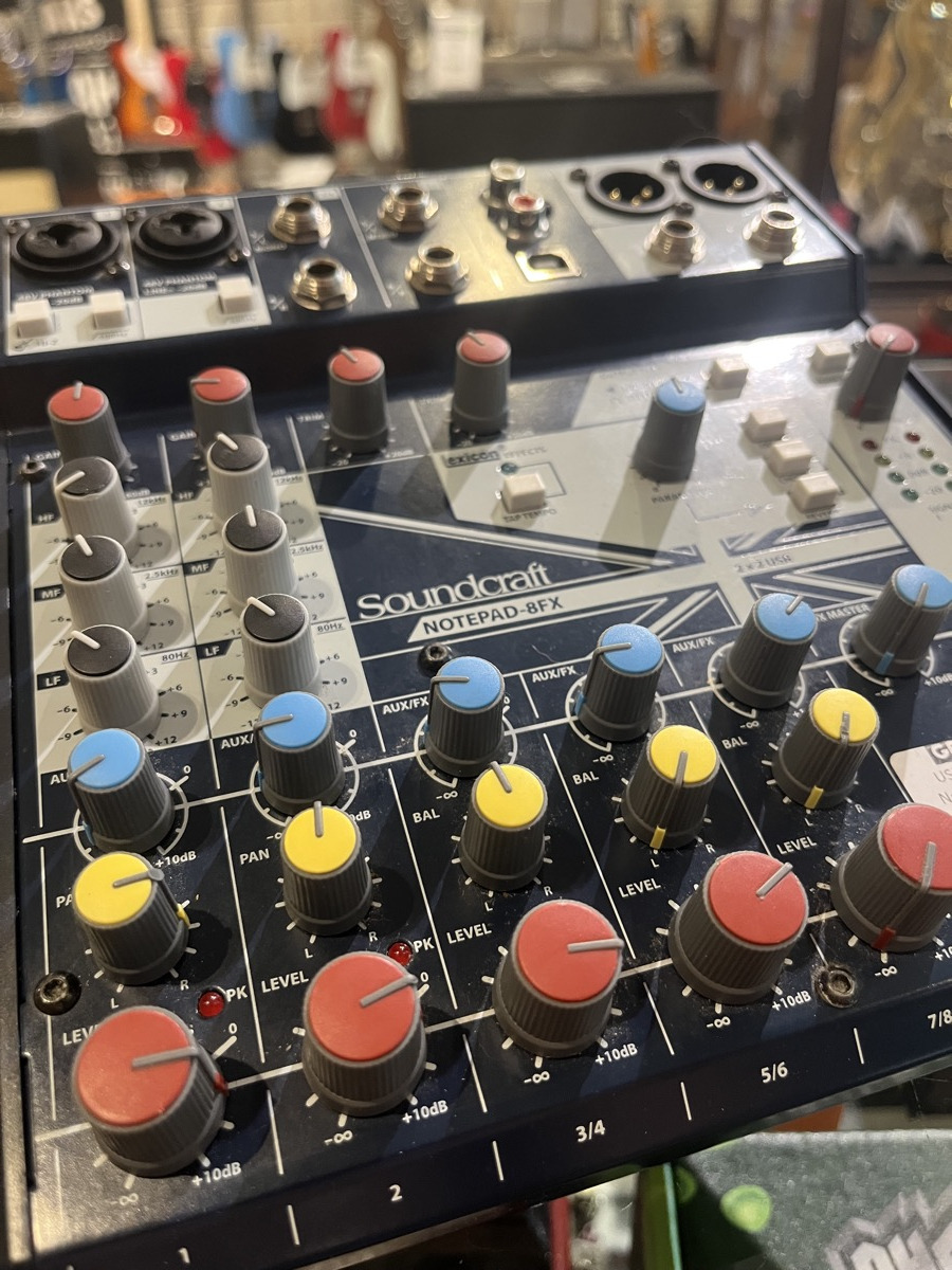 Soundcraft USED Soundcraft Notepad 8 FX Small Format Analog Mixer - Used