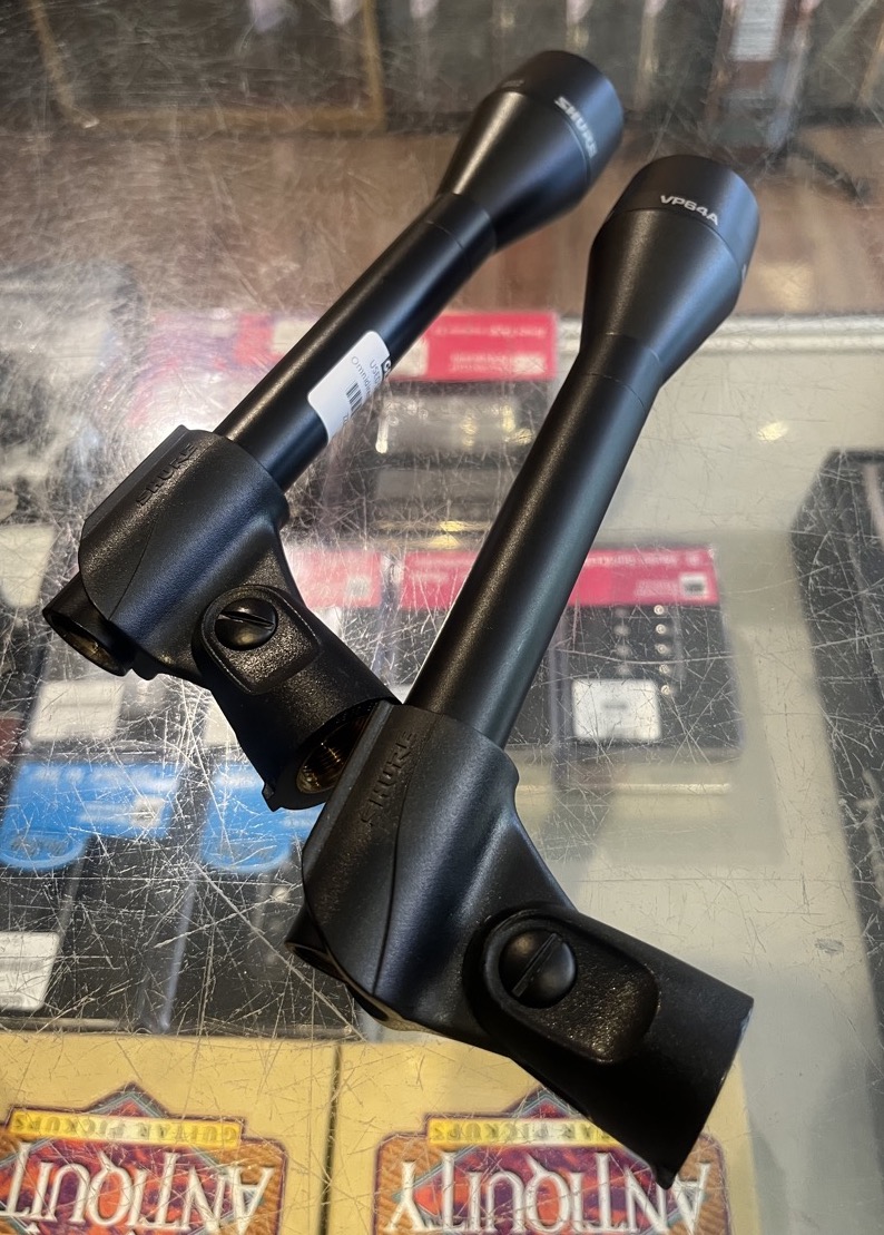 Shure USED Shure VP64A Omnidirectional Dynamic Microphones Pair - Used