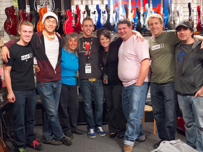 The Gear Music team at the Oakville store